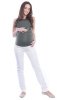 MijaCulture – Elegant maternity pregnancy slim pants trousers 4007/M24  Ecri